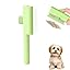 2026 Upgraded Pet Grooming Brush, Dogs And Cats Hair Brush with Release Button, Pet Deshedding & Flea Comb, Removes Fleas, Long & Short Comb Teeth