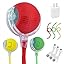 Cat Toy, Electric Ball, Automatic USB-Rechargeable Ball Toy (Red Green Yellow)