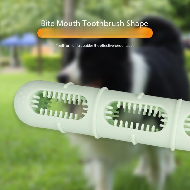 3pcs Pet Sausage Chew Toy - Stuffable Bully Stick Holder for Aggressive Chewers, Interactive Dental Chew Toy with Bristles for Teeth Cleaning, Long Lasting Dog Chew Toys for Large Medium Dogs