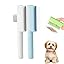 2026 Upgraded Pet Grooming Brush, Dogs And Cats Hair Brush with Release Button, Pet Deshedding & Flea Comb, Removes Fleas, Long & Short Comb Teeth