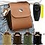 Dog Treat Pouch with Training Clicker & Whistle - Stylish & Portable Large-Capacity Foldable Pet Training Pouch with Wlastic Belt for Outdoor Use/Pet Training (Brown)