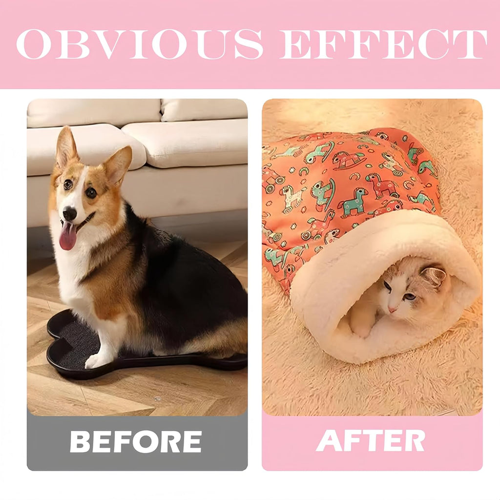 Cozy Pet Nest for Cats and Dogs, 2026 New Cat Dog Sleeping Bag Sleeping Portable Handwoven Pets Bed, Pet Nest Small Dog Cat Bed for All Seasons Indoors (Blue 1Pcs Small)